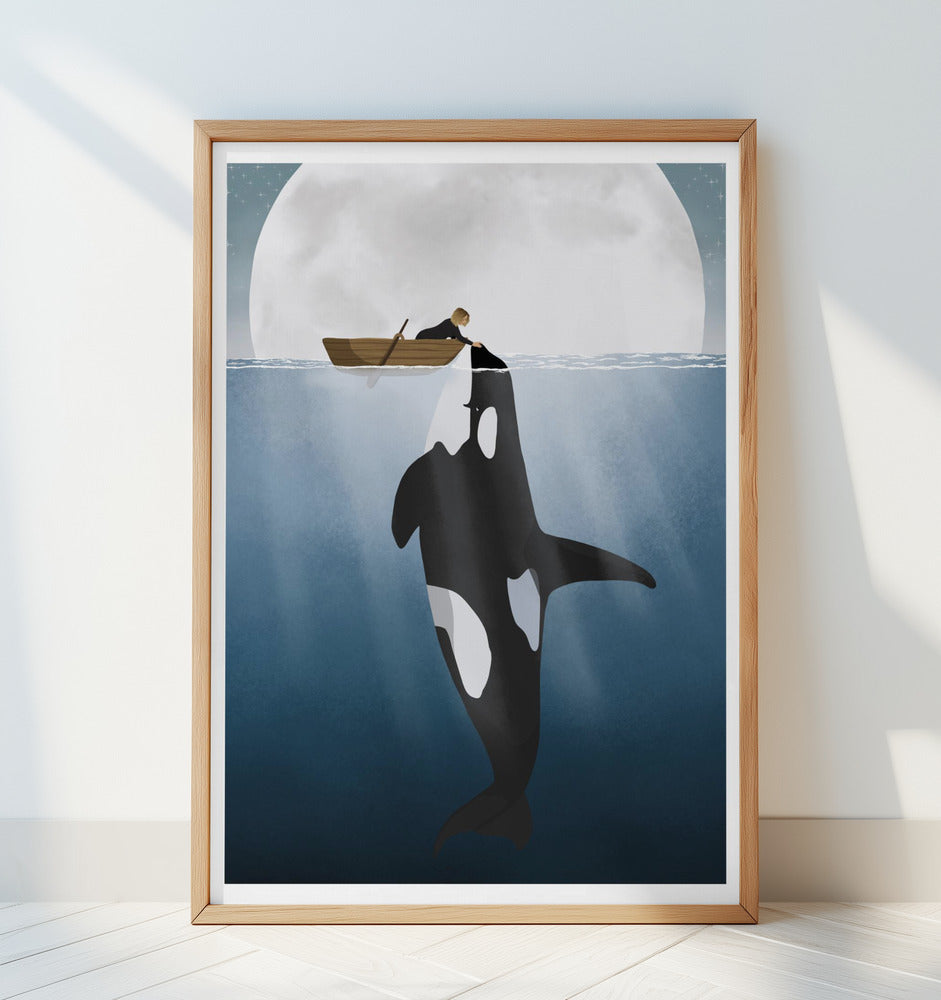 Orca Poster och Canvastavla