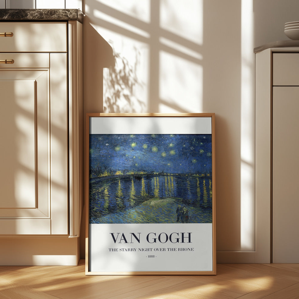 The Starry Night Over The Rhone Poster och Canvastavla