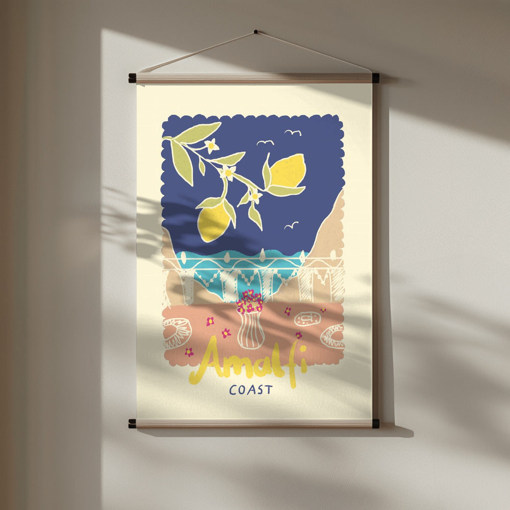 Amalfi Coast Poster och Canvastavla