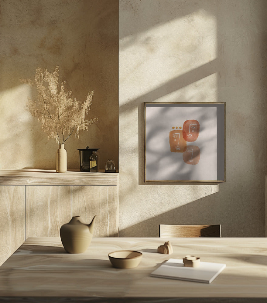 3heads Poster och Canvastavla