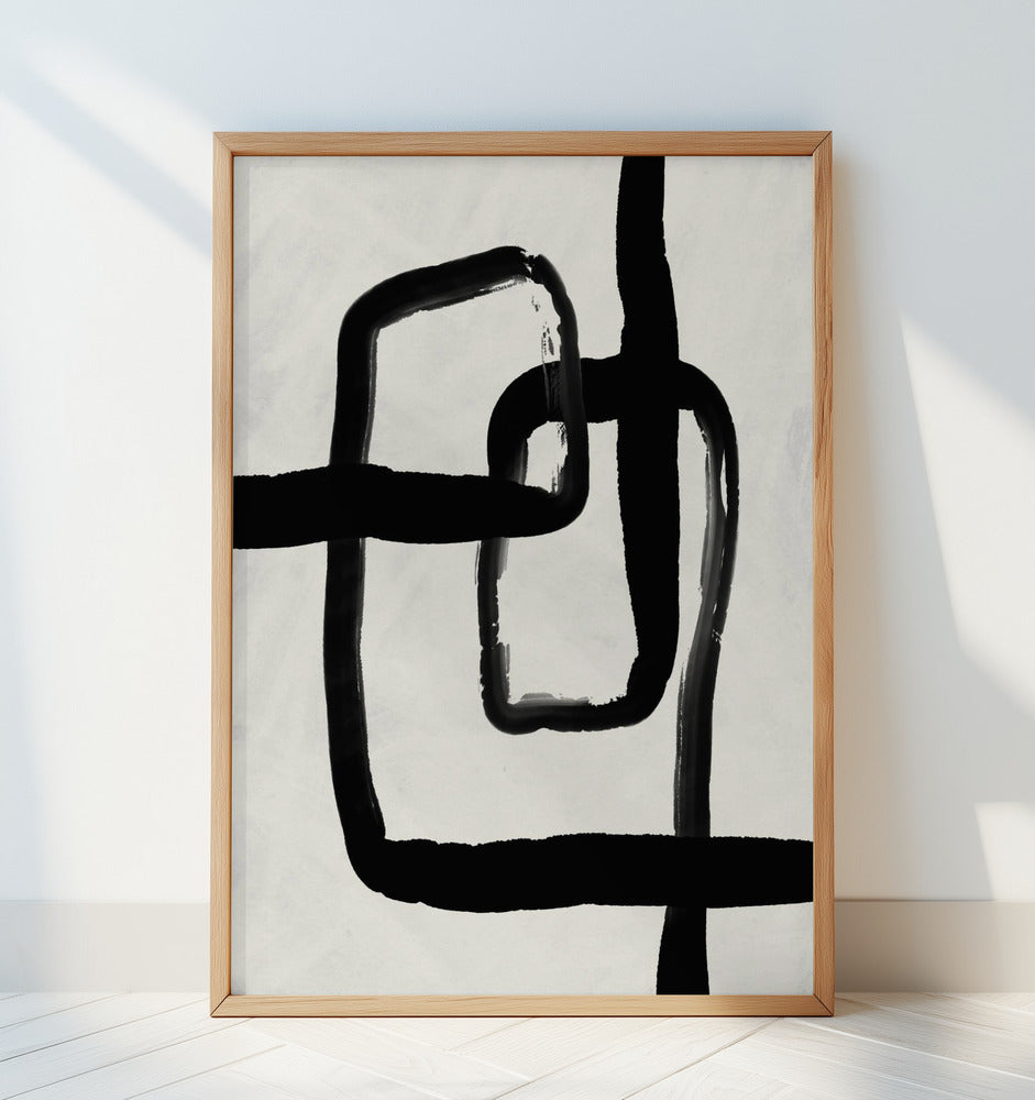 Blackstrokesno8 Poster och Canvastavla