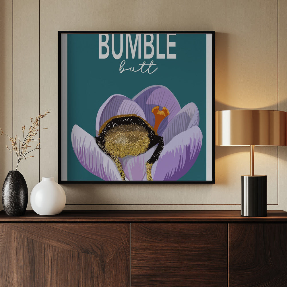 Bumble Butt Poster och Canvastavla