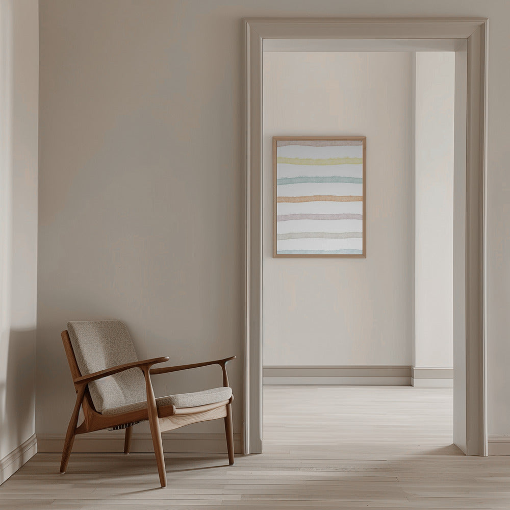 Colorful Lines Poster och Canvastavla