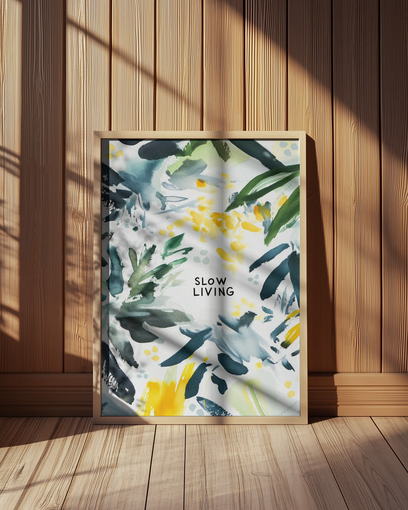 Slowlivingno2 Poster och Canvastavla
