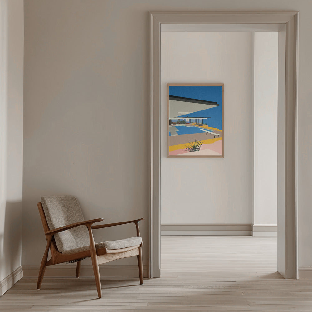 La Stahl House Poster och Canvastavla