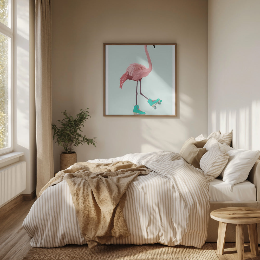 Flamingogo Poster och Canvastavla