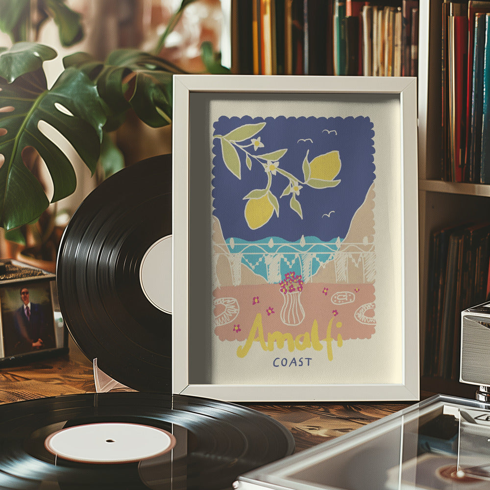 Amalfi Coast Poster och Canvastavla