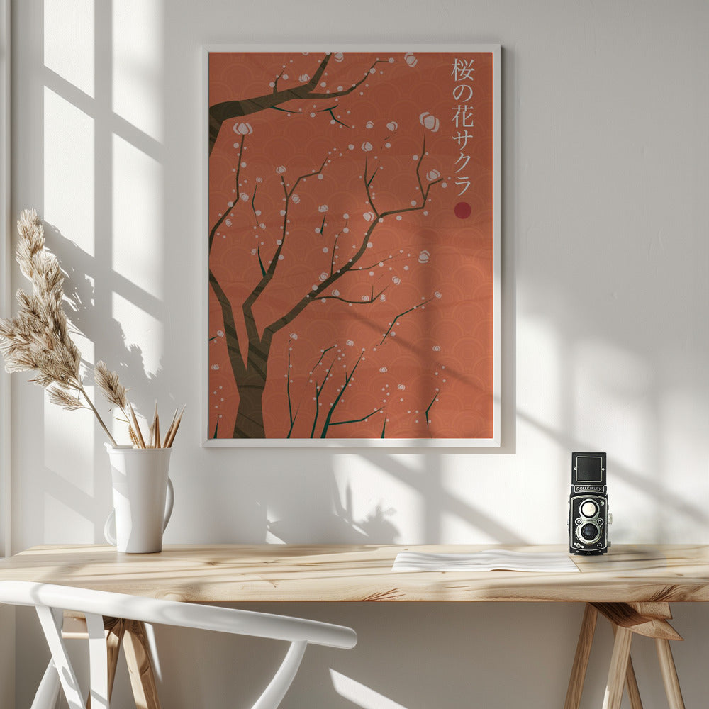 Sakura no hana Poster och Canvastavla