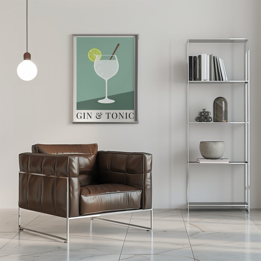 Gin & Tonic Poster och Canvastavla