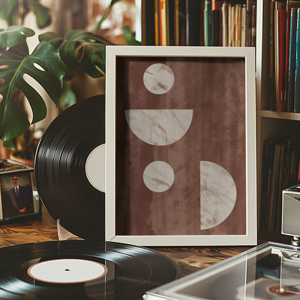 Geo Marble Poster och Canvastavla