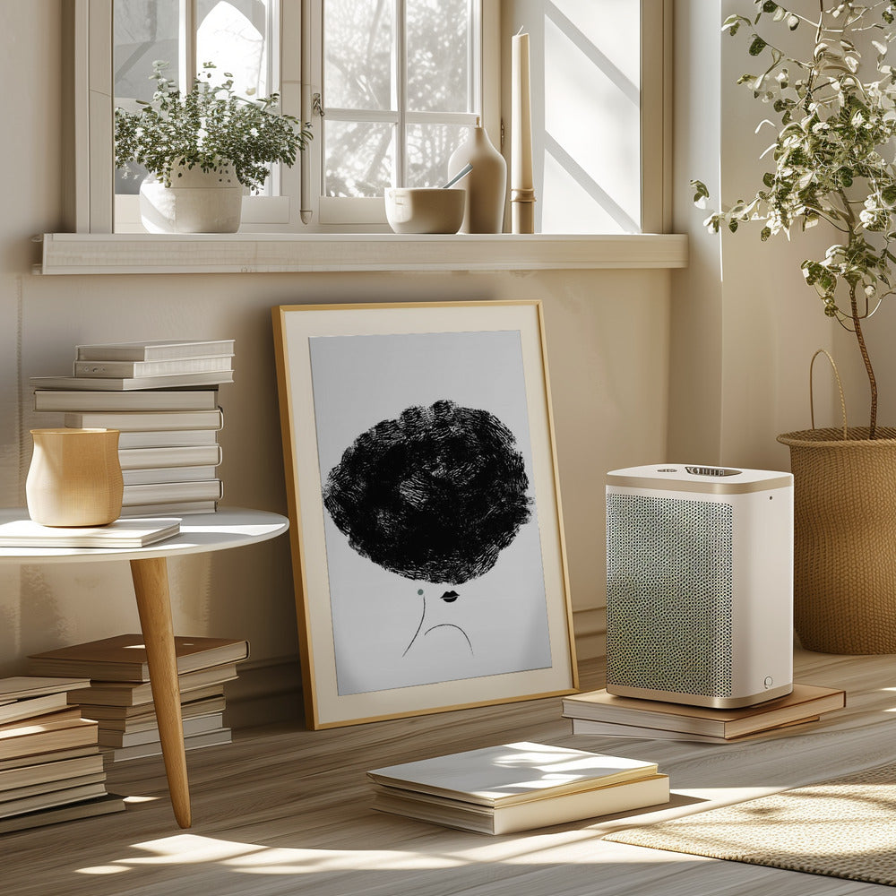 Ballerina Hair Poster och Canvastavla