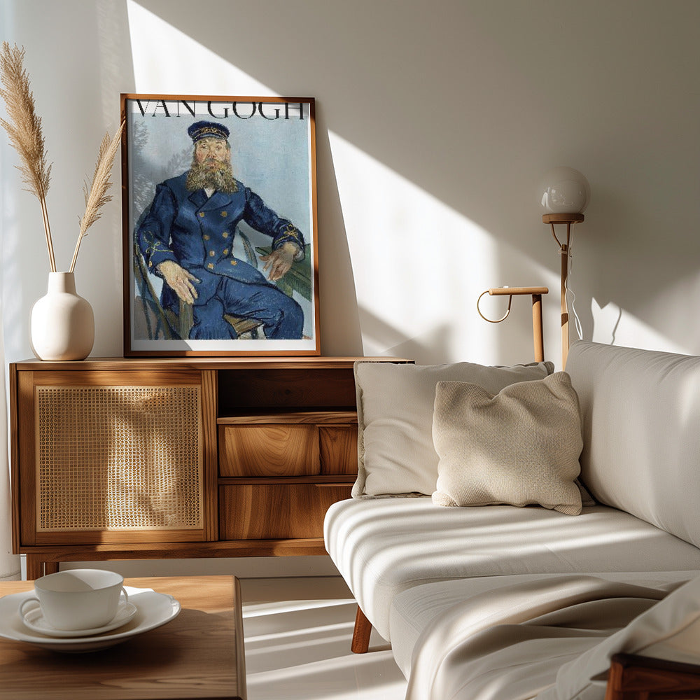 Portrait of the Postman Joseph Roulin (1888) Poster och Canvastavla