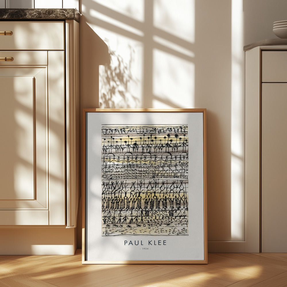 Cooling in a hot zone garden 1924 Poster och Canvastavla