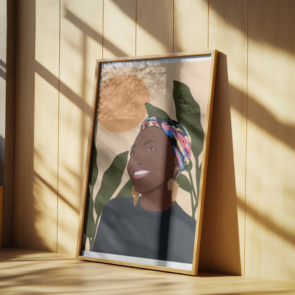 Sunny smile Poster och Canvastavla