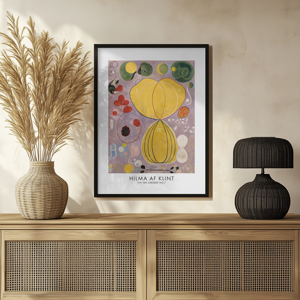 The Ten Largest No.7 Poster Poster och Canvastavla