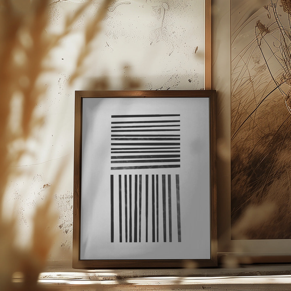 Calming Lines No 1 Poster och Canvastavla