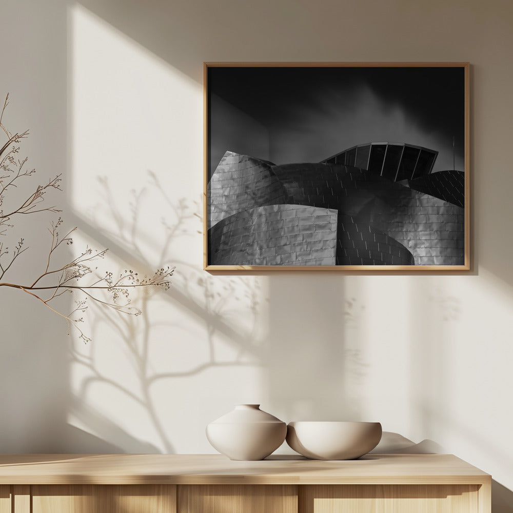 Gehry in Bilbao Poster och Canvastavla