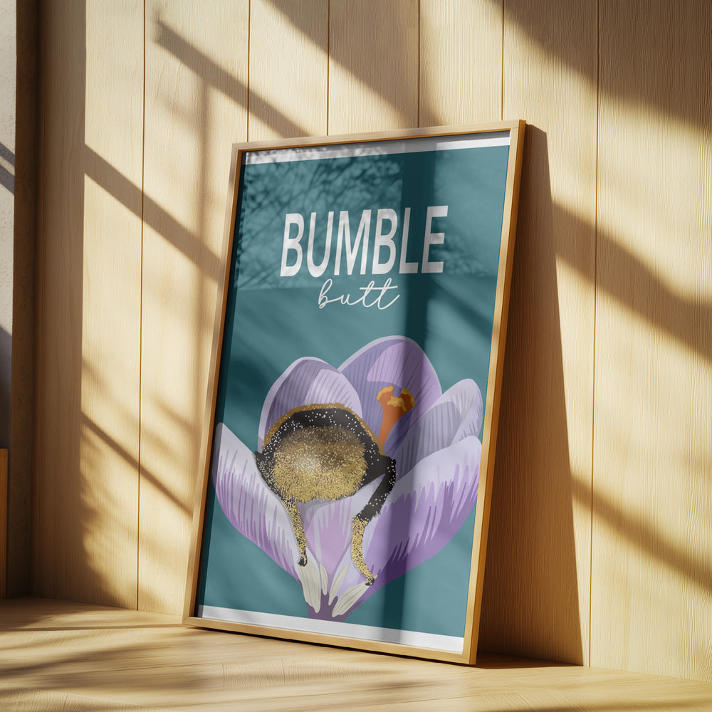 Bumble Butt Poster och Canvastavla