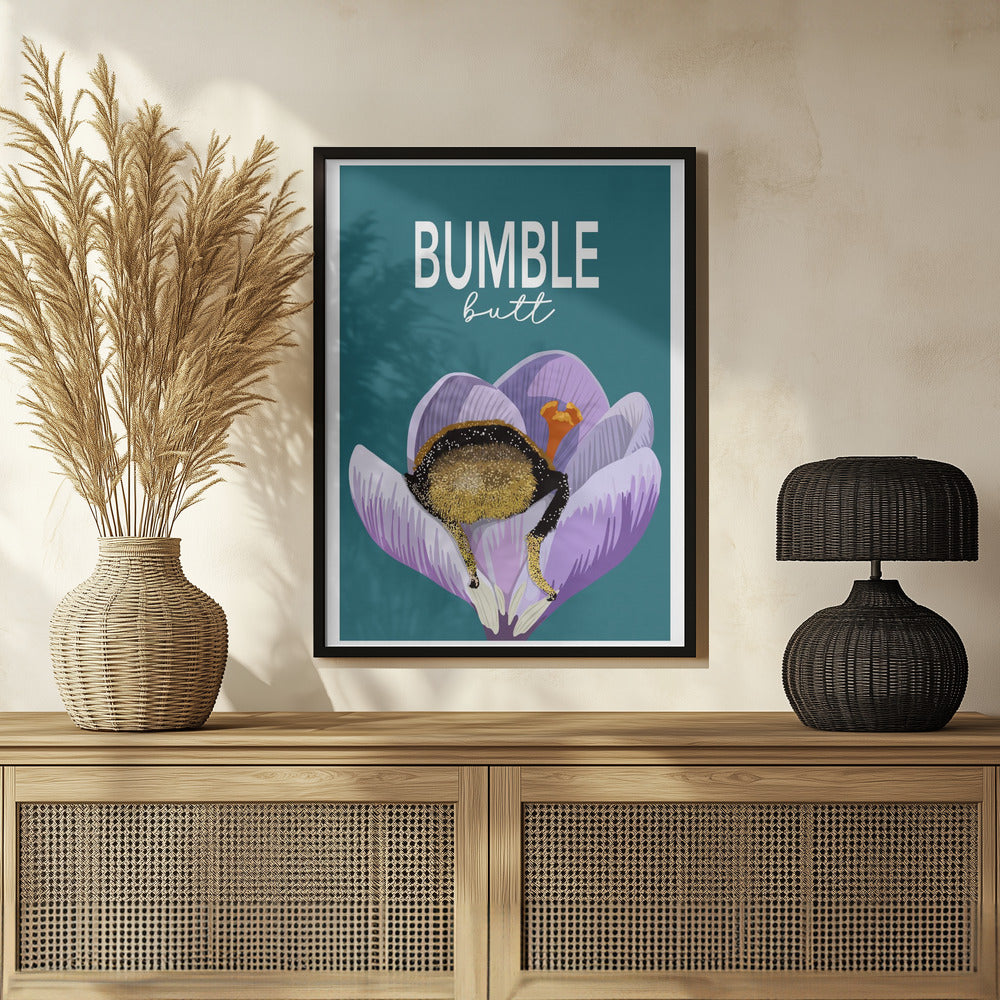 Bumble Butt Poster och Canvastavla