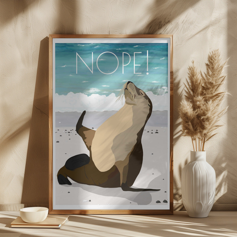 Nope! Poster och Canvastavla