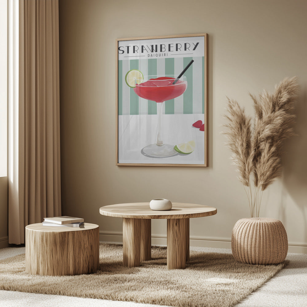 Strawberry Daiquiri Poster och Canvastavla