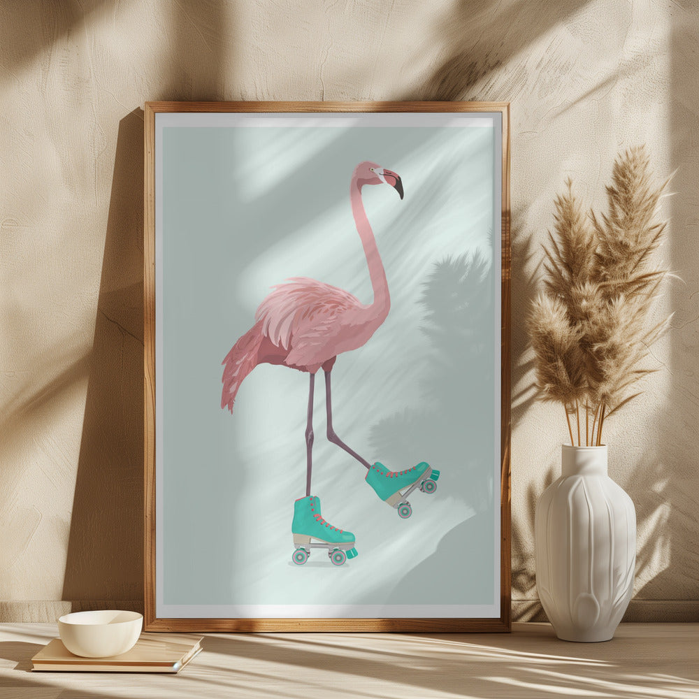 Flamingogo Poster och Canvastavla