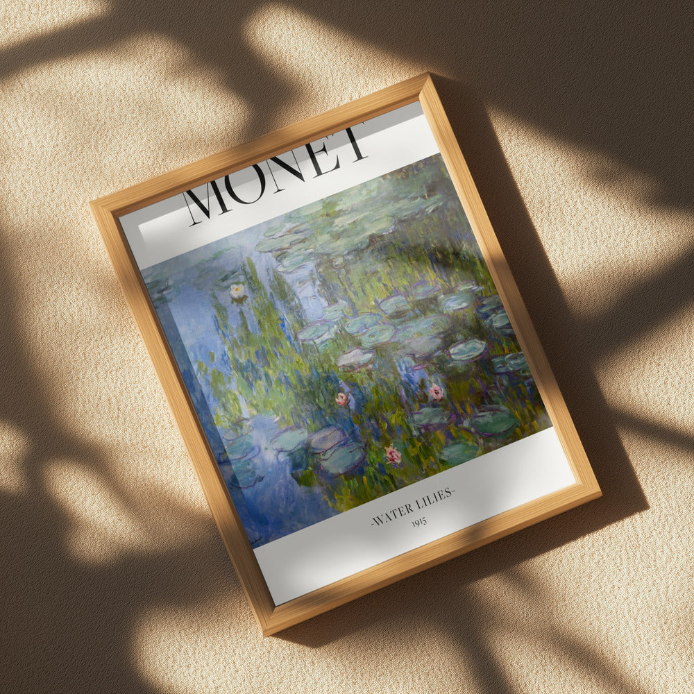 Water Lilies 1915 Poster och Canvastavla