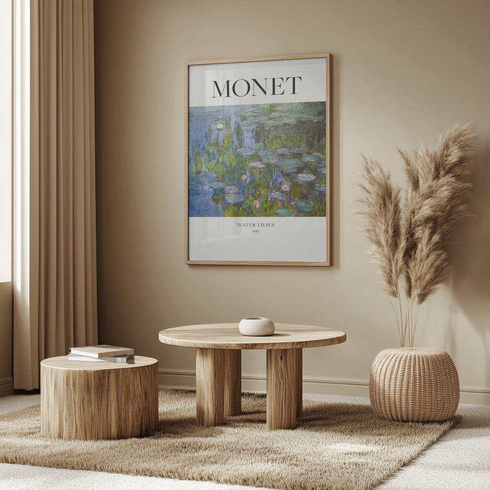 Water Lilies 1915 Poster och Canvastavla
