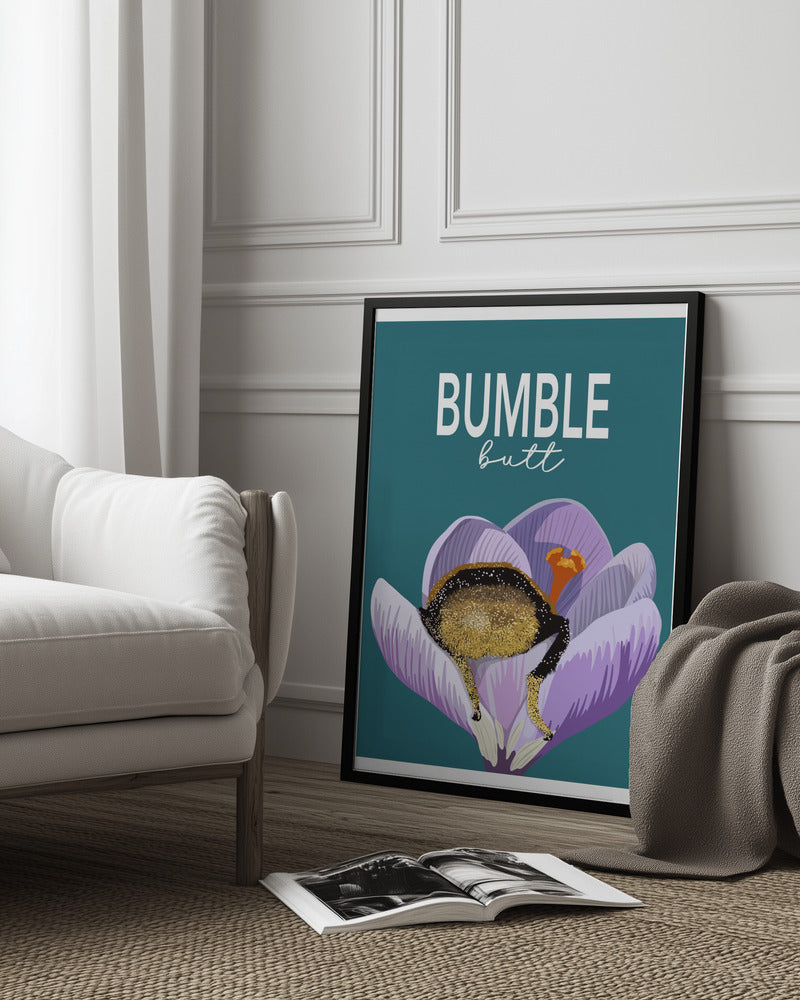 Bumble Butt Poster och Canvastavla