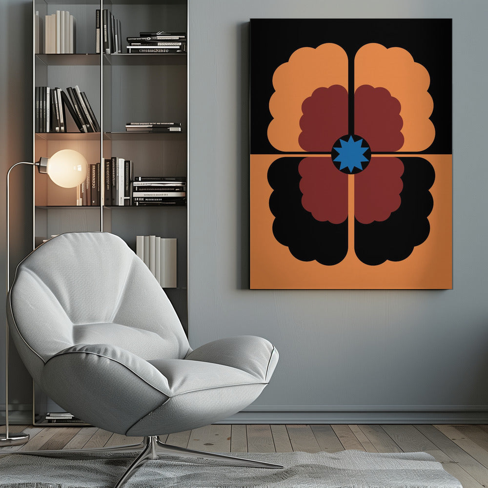 Pansy 1970 Poster och Canvastavla