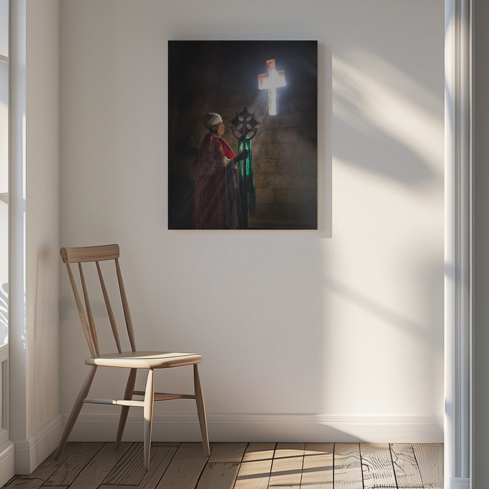 A priest in Lalibela Poster och Canvastavla