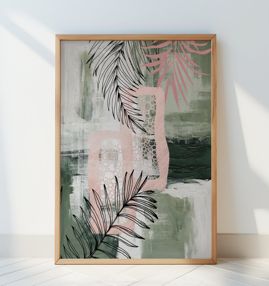 Verdant Blush 3 Poster och Canvastavla