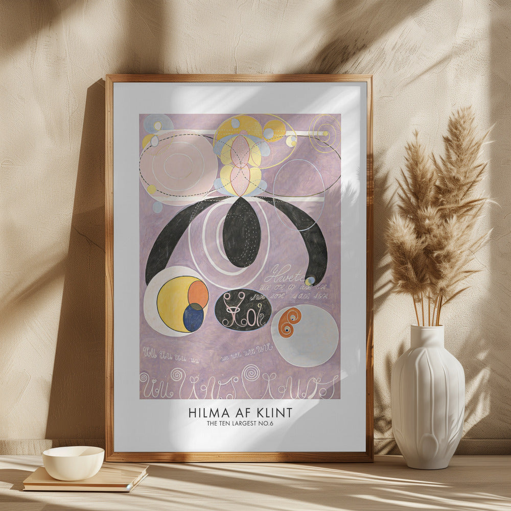 The Ten Largest No.6 Poster Poster och Canvastavla