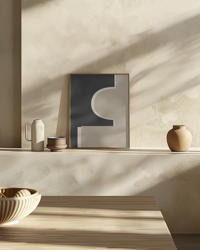 Abstract Graphic Shapes Poster och Canvastavla