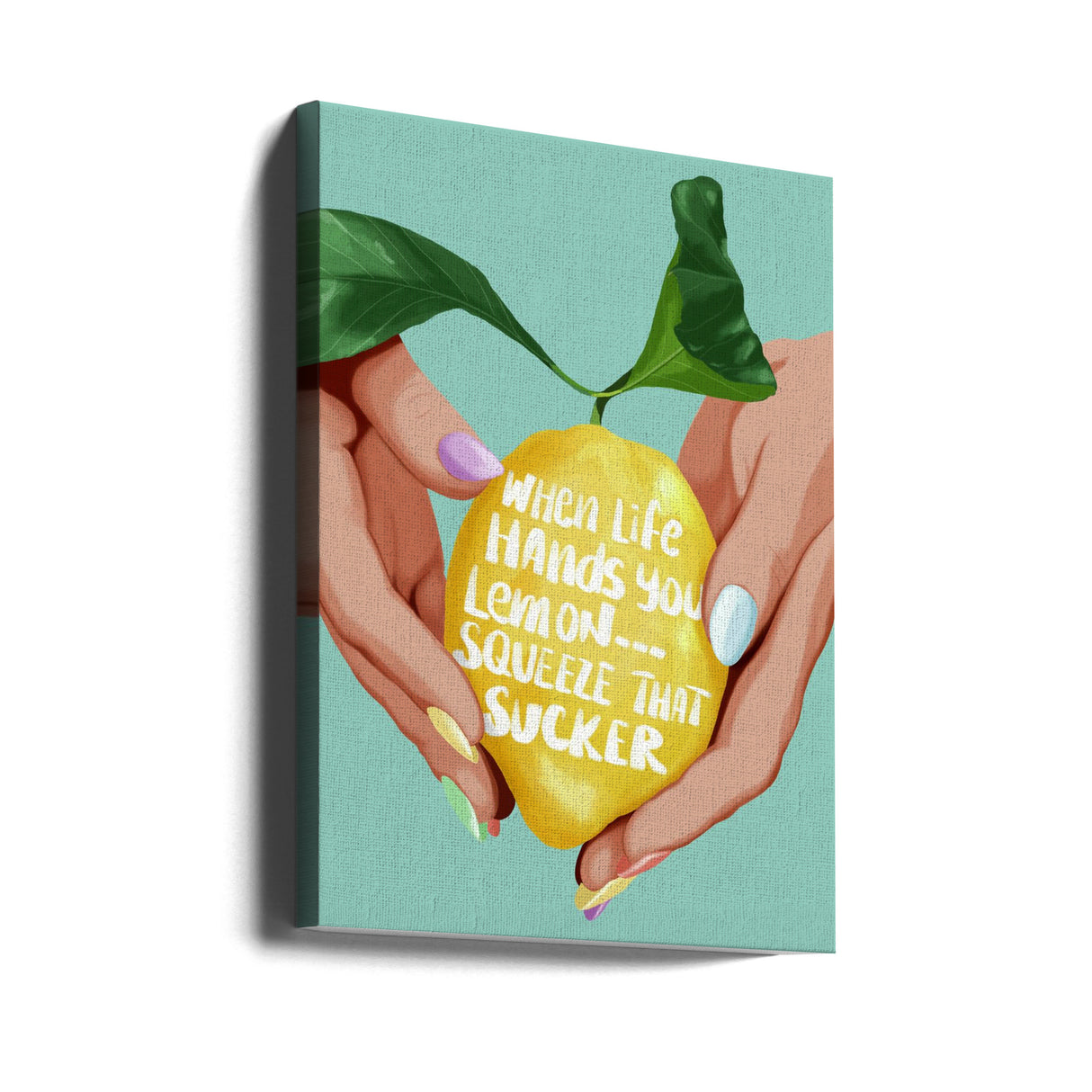 Squeeze That Lemon Poster och Canvastavla
