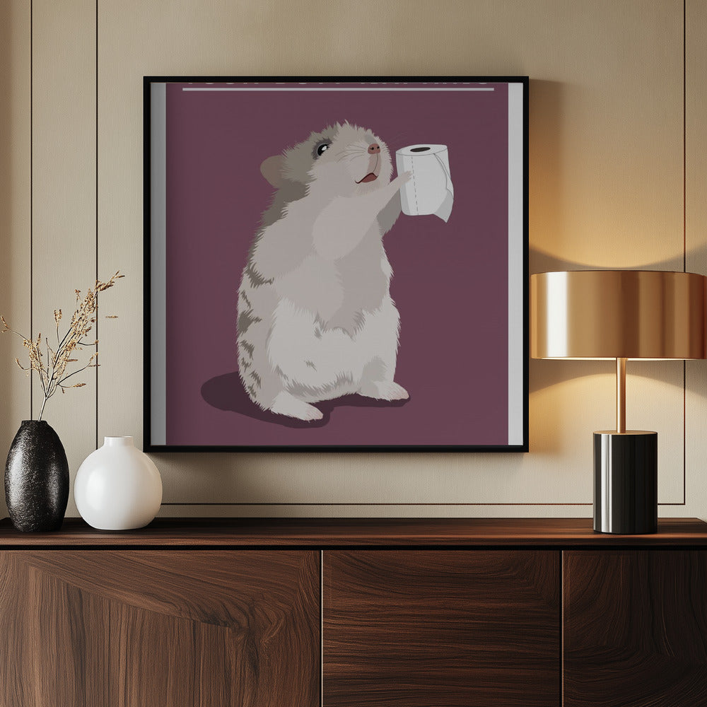 Your Butt Napkins MiLady Poster och Canvastavla