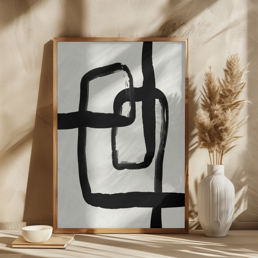 Blackstrokesno8 Poster och Canvastavla