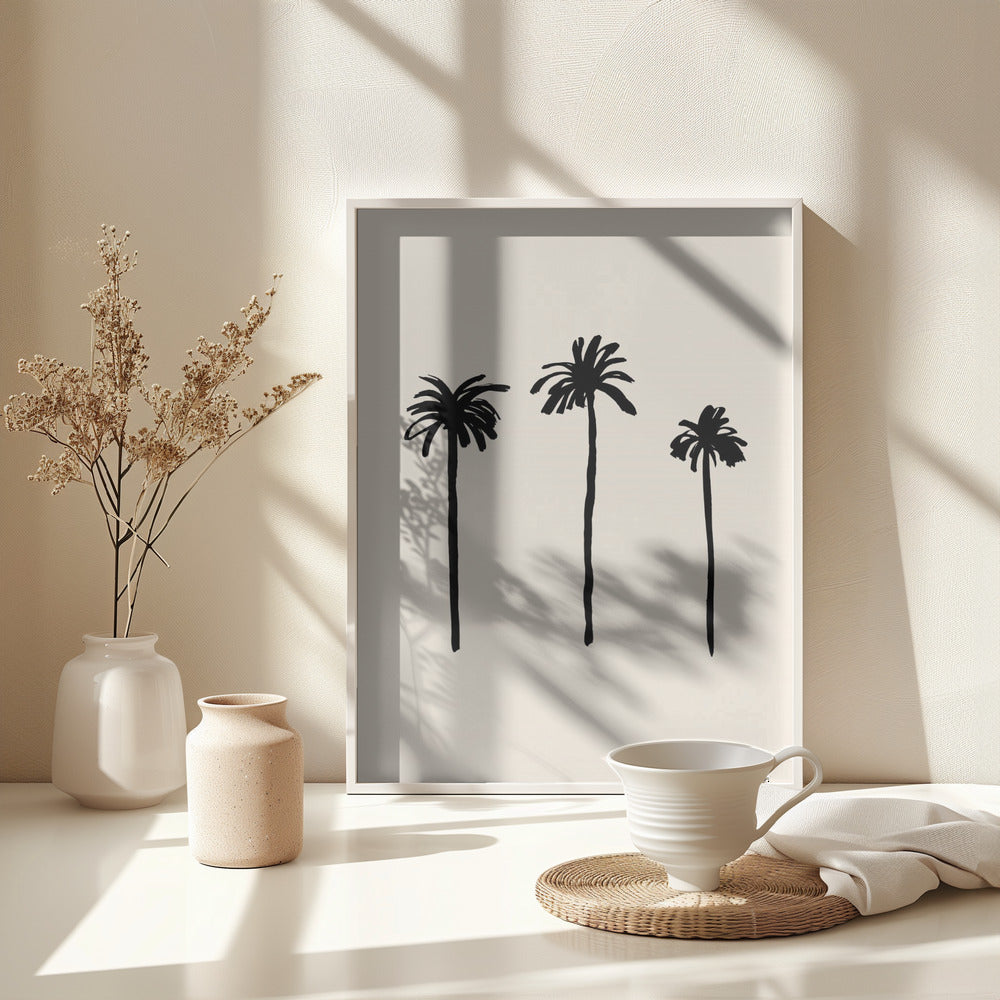 Palm Trees Poster och Canvastavla