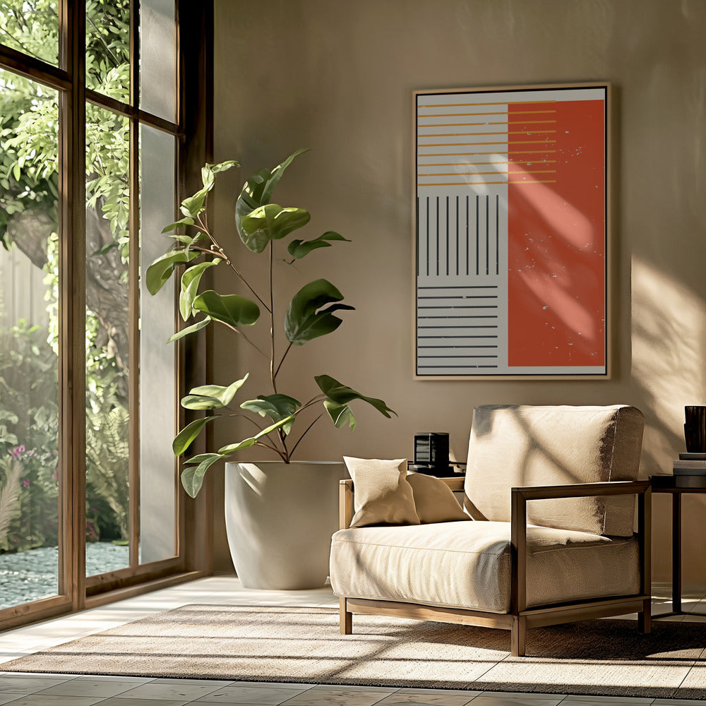 Vibrant Minimal Series #4 Poster och Canvastavla