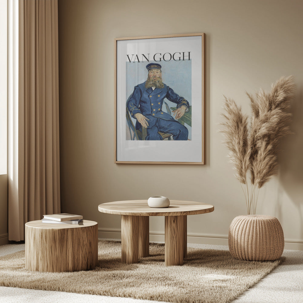 Portrait of the Postman Joseph Roulin (1888) Poster och Canvastavla