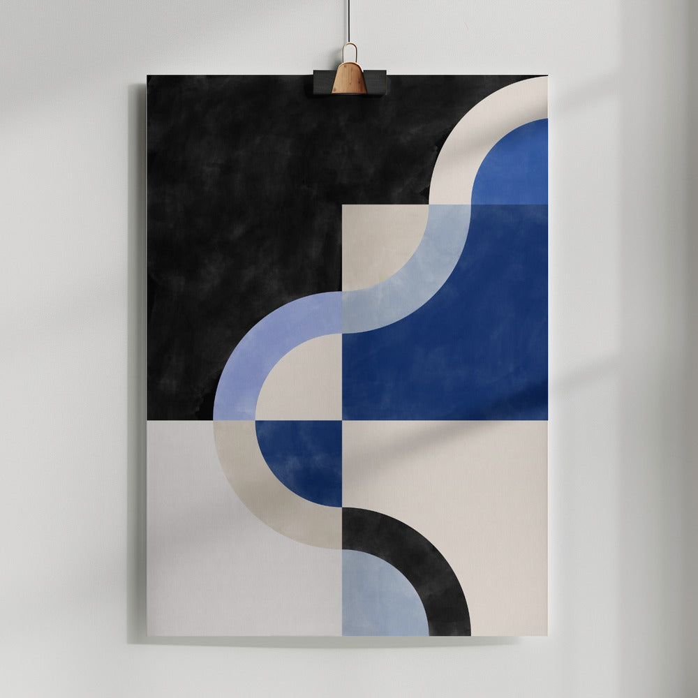 3x4 Aspectratio Indigo40 Poster och Canvastavla