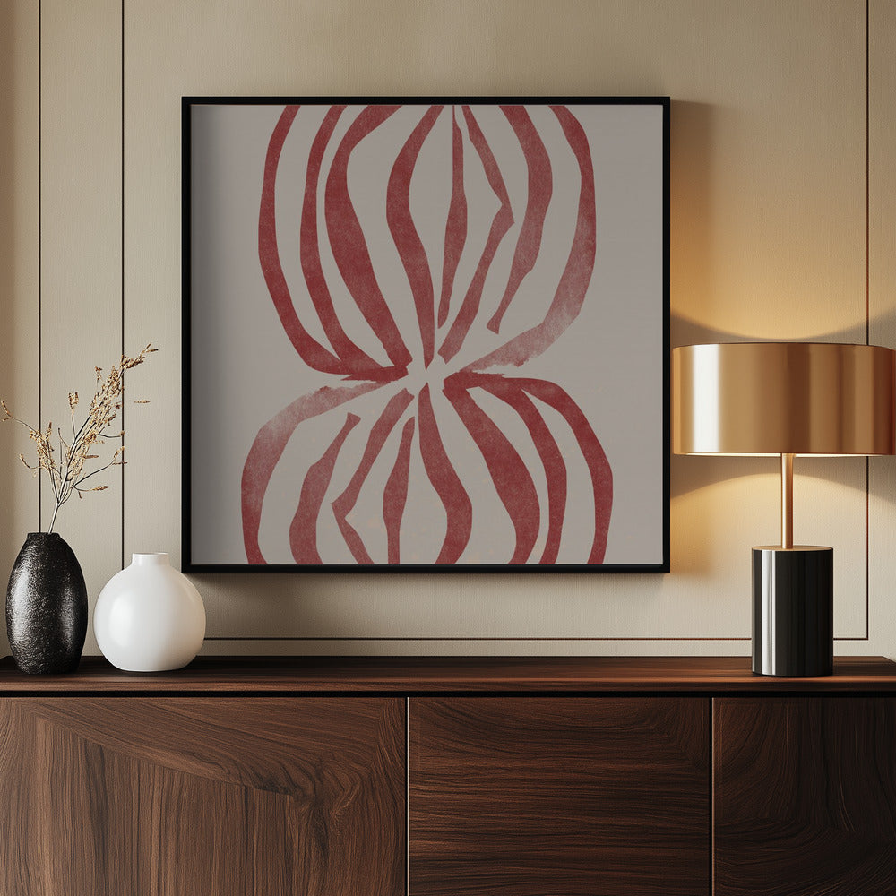 New Vase Line Art Poster och Canvastavla