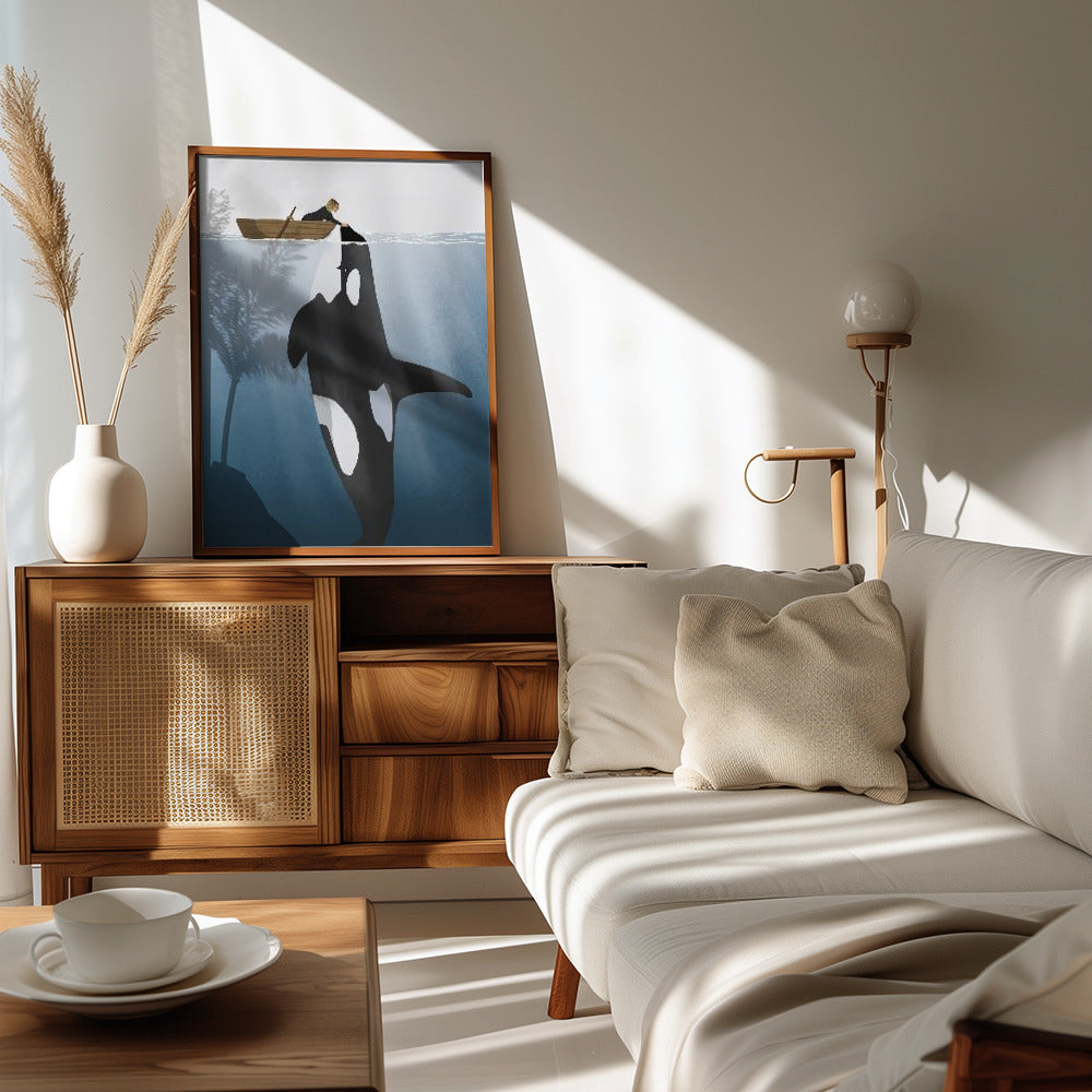 Orca Poster och Canvastavla