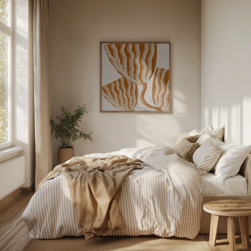 Modern Flowers Poster och Canvastavla