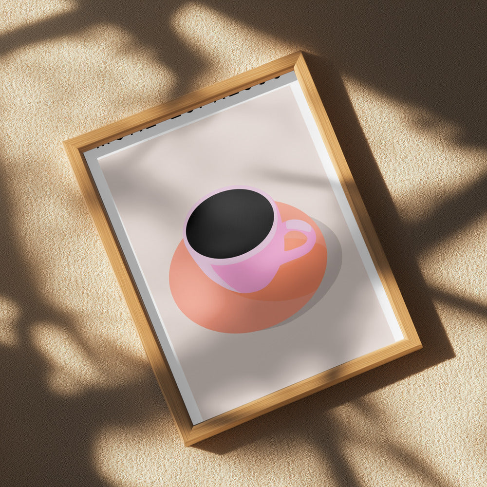 More Espresso Less Depresso Poster och Canvastavla