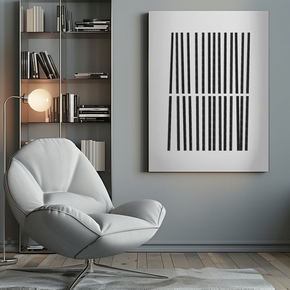 Calming Lines No 2 Poster och Canvastavla