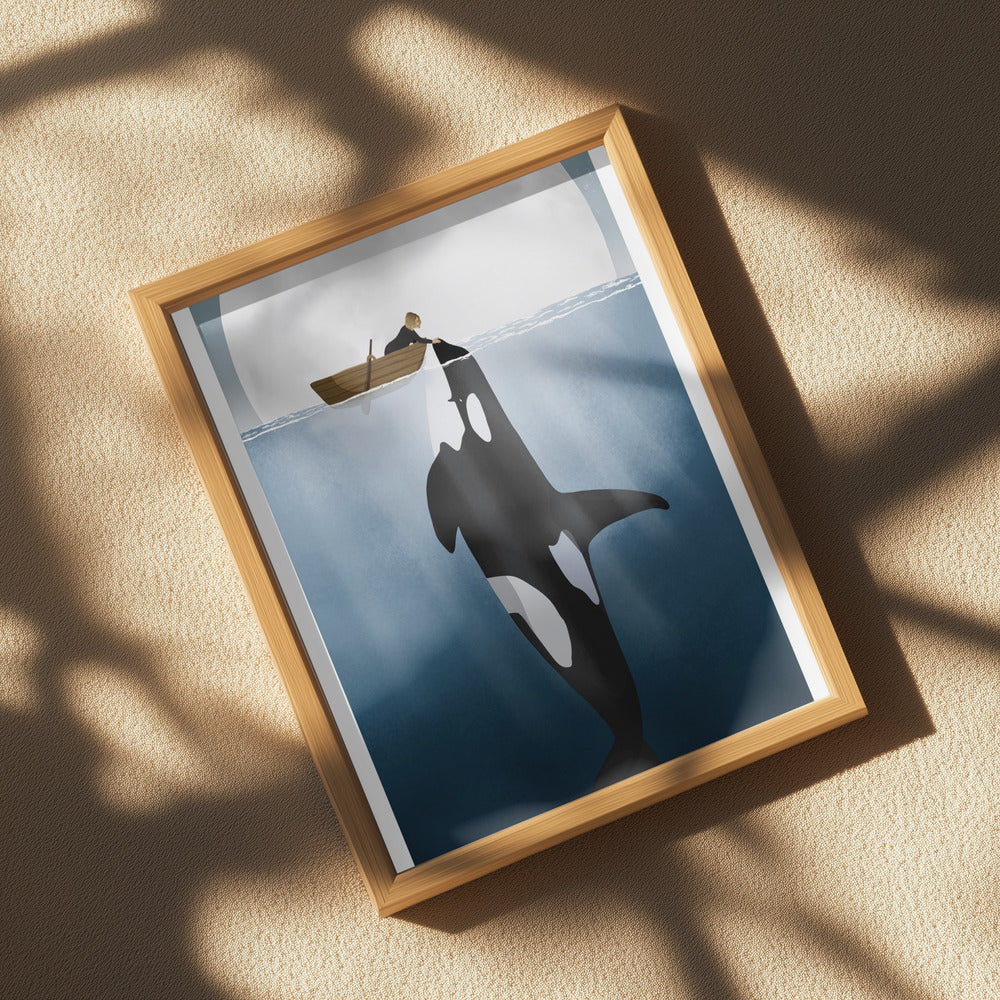 Orca Poster och Canvastavla