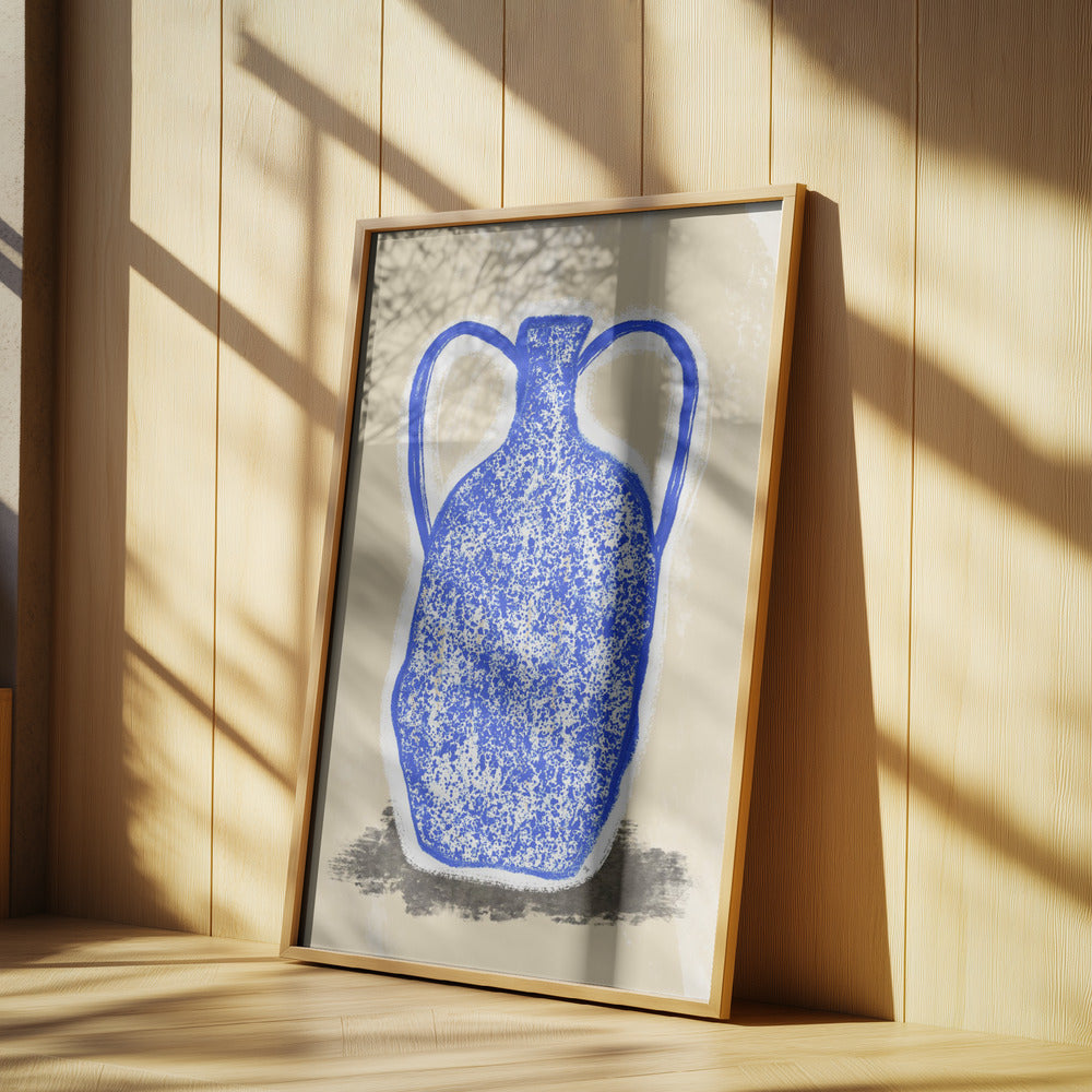 Big Blue Vase Poster och Canvastavla