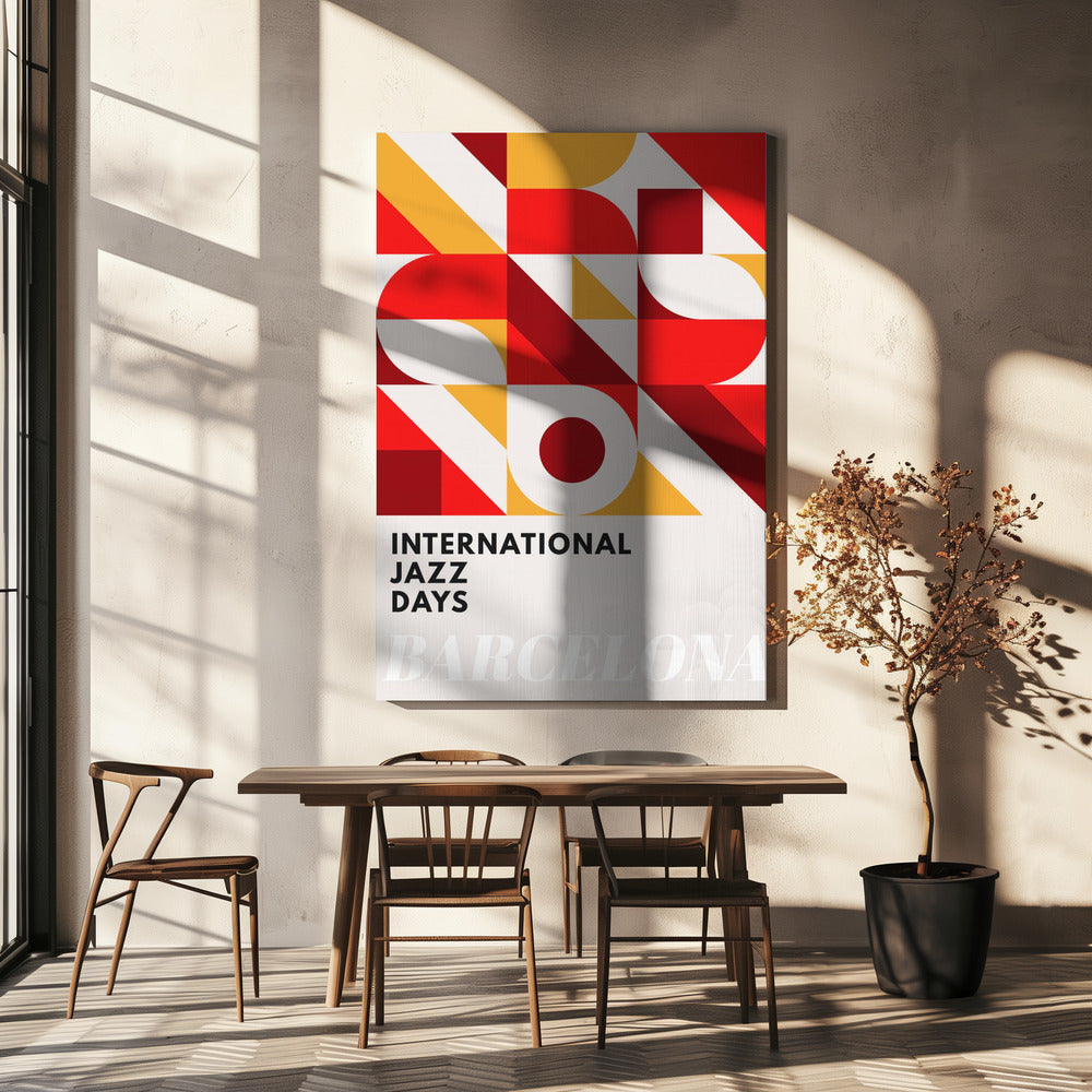 Jazz Days Barcelona Poster och Canvastavla