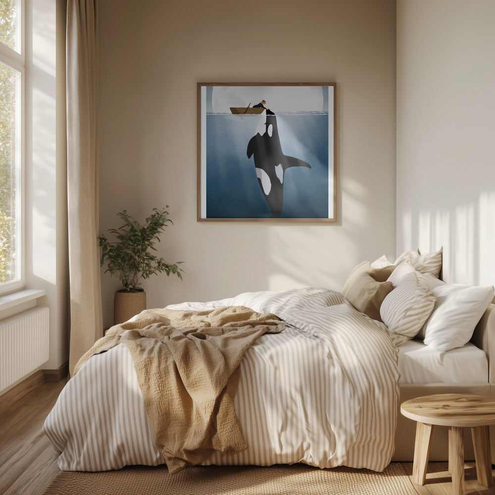 Orca Poster och Canvastavla